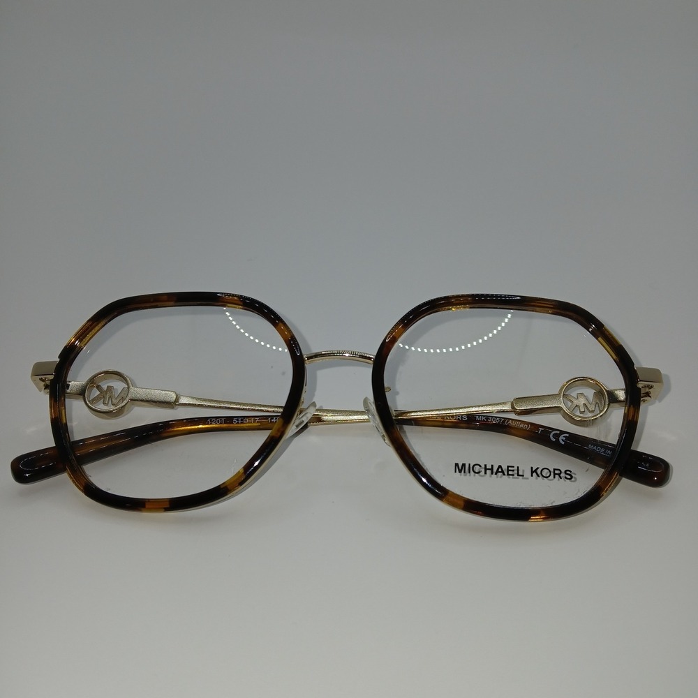 Michael Kors Atitlan MK3057 Womens Eyeglasses Frame Dark Tortoise 51-17-140 mm